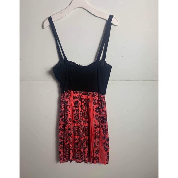 Anthropologie Eva Franco Mini Black&Red SpaghettiStrap Dress - Picture 2 of 2